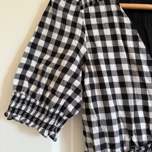 Sezane Sixtine Dress Vichy Noir/blanc - Size 36 - Picture 5 of 6